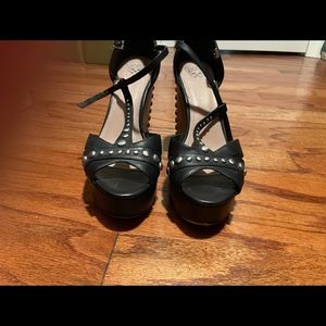 Studded Platform Wedges